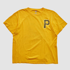 Pittsburgh Pirates Majestic 2000s T-shirt - Yellow - Vintage - Fanatics on Sale