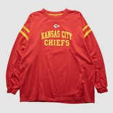 Fanatics Kansas City Chiefs NFL 2000s Long Sleeve T-shirt Red Vintage