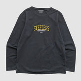 Fanatics Pittsburgh Steelers Reebok 2000s Long Sleeve T-shirt Black Vintage
