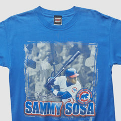 Sammy Sosa Sport One 1996 T-shirt - Blue - Vintage - Fanatics Sale