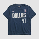 Dallas Mavericks 2010s T-shirt for sale Navy Vintage | Adidas