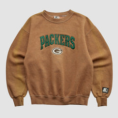 Fanatics Green Bay Packers Starter 90s Pullover Sweatshirt Clay Vintage