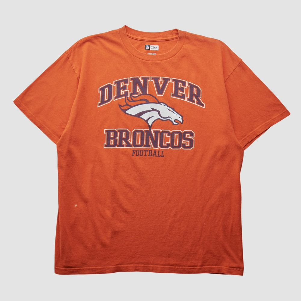 Fanatics Denver Broncos NFL 2010s T-shirt Orange Vintage