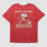 Fanatics Priest Holmes NFL 2000s T-shirt Red Vintage