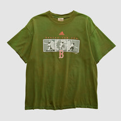 Boston Red Sox Adidas 2000s T-shirt - Olive - Vintage - Fanatics Discount