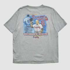 Atlanta Braves Majestic 2010 T-shirt - Heather Gray - Vintage - Fanatics on Sale