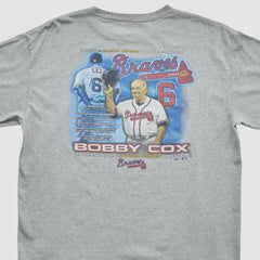 Atlanta Braves Majestic 2010 T-shirt - Heather Gray - Vintage - Fanatics on Sale