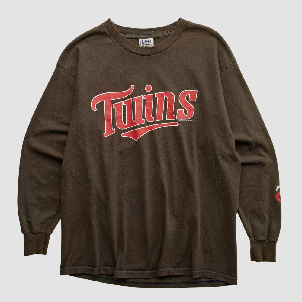 Minnesota Twins Lee Sport 2004 Long Sleeve T-shirt - Brown - Vintage - Fanatics Sale