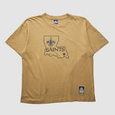 Fanatics New Orleans Saints Reebok 2000s T-shirt Tan Vintage