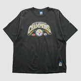 Fanatics Pittsburgh Steelers Reebok 2005 T-shirt Black Vintage