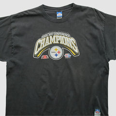 Fanatics Pittsburgh Steelers Reebok 2005 T-shirt Black Vintage