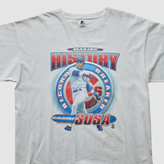 Sammy Sosa Starter 1998 T-shirt - White - 2XVintage - Fanatics Sale