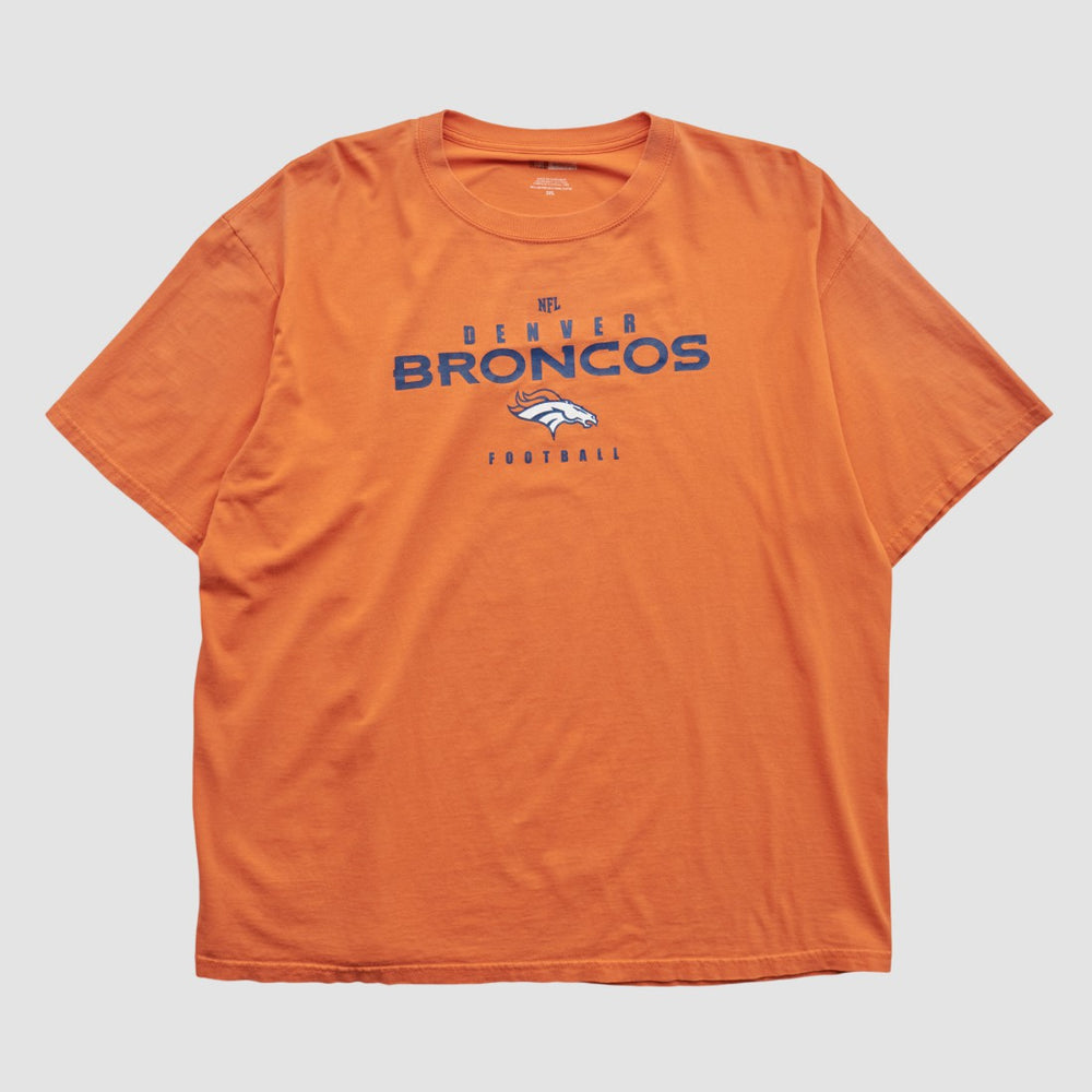Fanatics Denver Broncos NFL 2000s T-shirt Orange Vintage