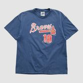 Atlanta Braves Dynasty T-shirt - Navy - XVintage - Fanatics Online
