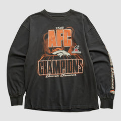 Fanatics Denver Broncos NFL 2013 Long Sleeve T-shirt Black Vintage