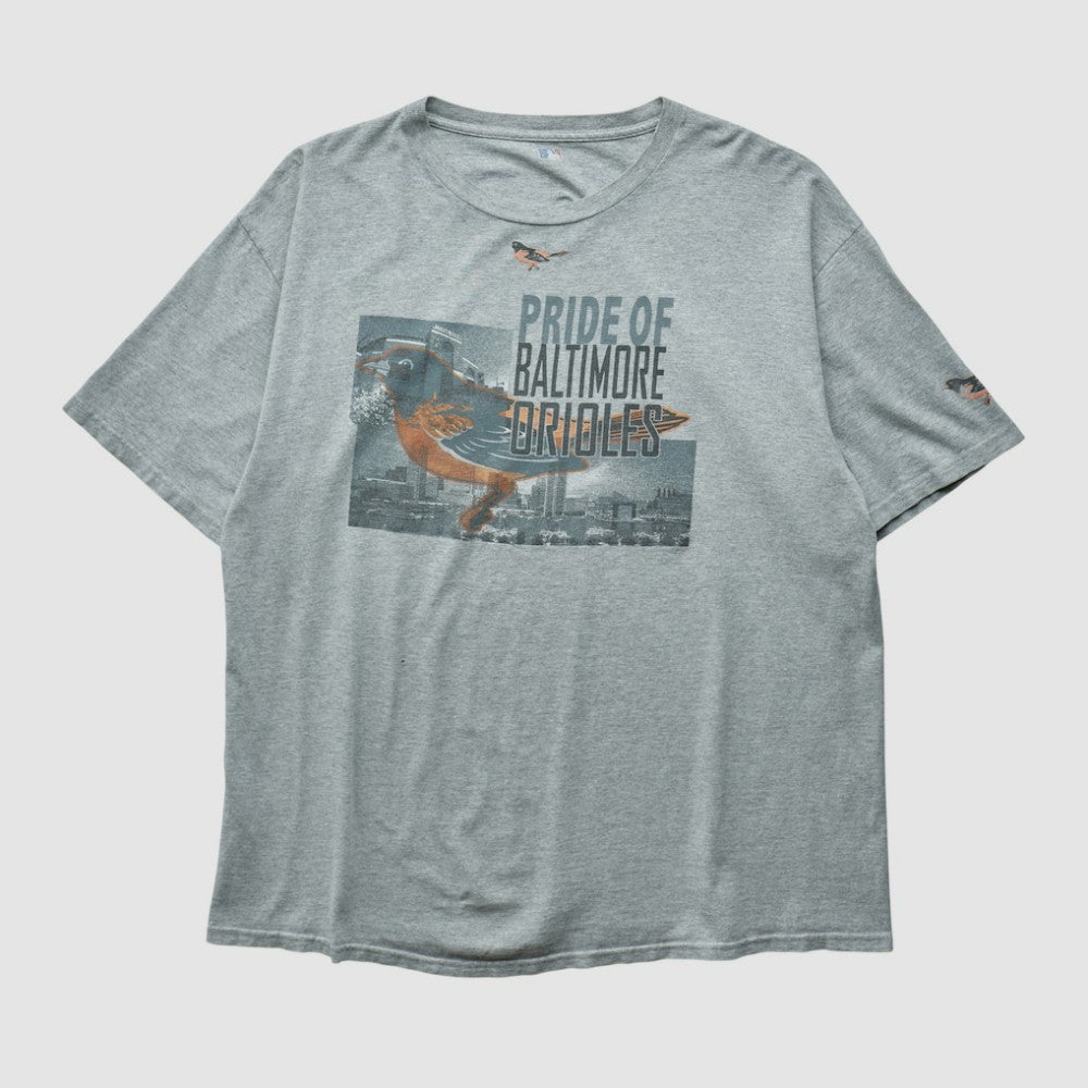Baltimore Orioles Genuine Merchandise 2000s T-shirt - Heather Gray - Vintage - Fanatics Lifestyle