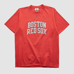 Boston Red Sox Nike T-shirt - Red - Vintage - Nike Discount