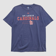 St. Louis Cardinals Majestic 2010 T-shirt - Navy - Vintage - Fanatics Discount
