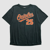 Baltimore Orioles Majestic 2000s T-shirt - Black - XVintage - Fanatics Discount