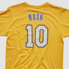 Los Angeles Lakers 2010s T-shirt Yellow Vintage | Adidas for sale