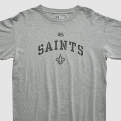 Fanatics New Orleans Saints NFL Long Sleeve T-shirt Heather Gray Vintage