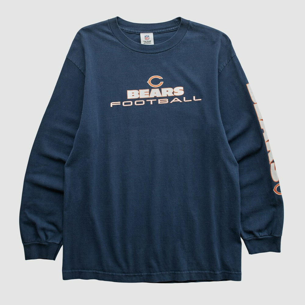 Fanatics Chicago Bears NFL 2010s Long Sleeve T-shirt Navy Vintage
