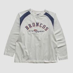 Fanatics Denver Broncos CSA 90s Long Sleeve T-shirt White Vintage