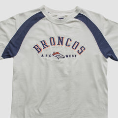 Fanatics Denver Broncos CSA 90s Long Sleeve T-shirt White Vintage