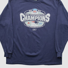 Fanatics New England Patriots Delta 2004 Long Sleeve T-shirt Navy Vintage