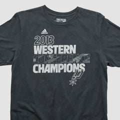 San Antonio Spurs 2013 T-shirt Black Vintage | Adidas for sale