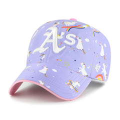 Athletics '47 Girls Youth Unicorn Clean Up Adjustable Hat - Lavender - 47 brand Sale