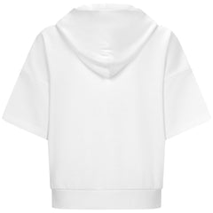 Los Angeles Dodgers Levelwear Women's Amber Short Sleeve Cornerstone Hoodie - White - MLB on Sale