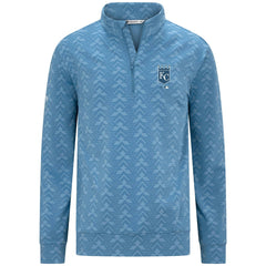 Kansas City Royals Levelwear Chameleon Quarter-Zip Pullover - Blue - MLB Discount