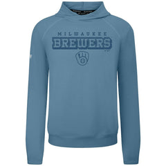 Milwaukee Brewers Levelwear Mandate Tri-Blend Hoodie - Blue - MLB Sale