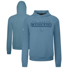 St. Louis Cardinals Levelwear Mandate Tri-Blend Hoodie - Blue - MLB Lifestyle