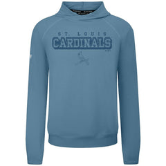 St. Louis Cardinals Levelwear Mandate Tri-Blend Hoodie - Blue - MLB Lifestyle