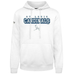 St. Louis Cardinals Levelwear Podium Hoodie - White - MLB Discount
