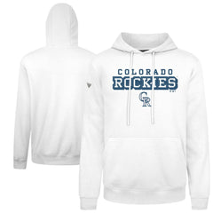 Colorado Rockies Levelwear Podium Hoodie - White - MLB on Sale