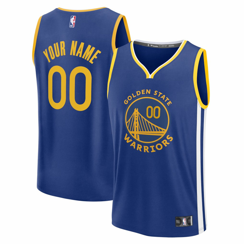 Golden State Warriors Fast Break Custom Jersey for sale Icon Editi- Royal | Fanatics for sale