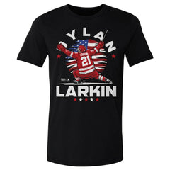 Dylan Larkin US Men's Hockey 500 Level Flag T-Shirt - Black - NHL 203959020