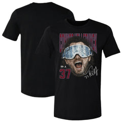 Connor Hellebuyck US Men's Hockey 500 Level Goggles T-Shirt - Black - NHL 203959022