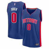 Jalen Duren Detroit Pistons Fast Break Replica Jersey for sale Icon Editi- Blue | Fanatics