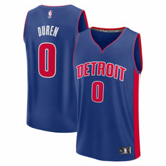 Jalen Duren Detroit Pistons Fast Break Replica Jersey for sale Icon Editi- Blue | Fanatics