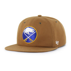 Buffalo Sabres Carhartt x '47 Captain Snapback Hat - Tan - NHL 203972608