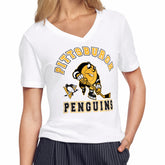 Pittsburgh Penguins Starter Women's Tough Puck T-Shirt - White - NHL 203995157