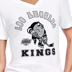 Los Angeles Kings Starter Women's Tough Puck T-Shirt - White - NHL 203995174