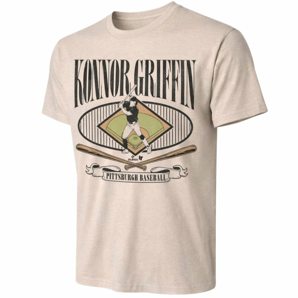 Konnor Griffin BreakingT Diamond Standout T-Shirt - Natural - MLB Lifestyle