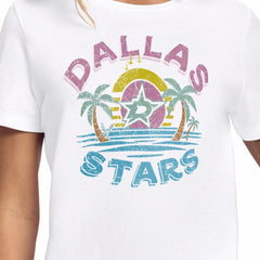 Dallas Stars Starter Women's Tonal Beach T-Shirt - White - NHL 204013629