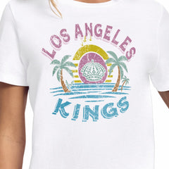 Los Angeles Kings Starter Women's Tonal Beach T-Shirt - White - NHL 204013638
