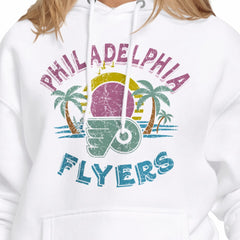 Philadelphia Flyers Starter Women's Tonal Beach Hoodie - White - NHL 204013663